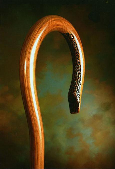 Bishop's Crosier, crook detail